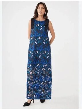 Abbey Glass Michelle Floral Lace High Boat Neck Bow Shoulder Sleeveless Shift